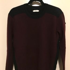 Vince colorblock sweater with side zippers - XS